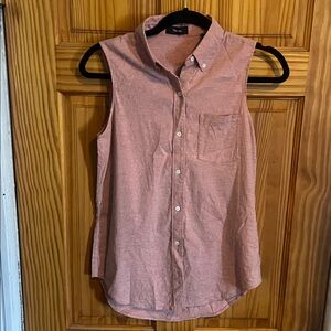 Women’s Pink Sleeveless Shirt